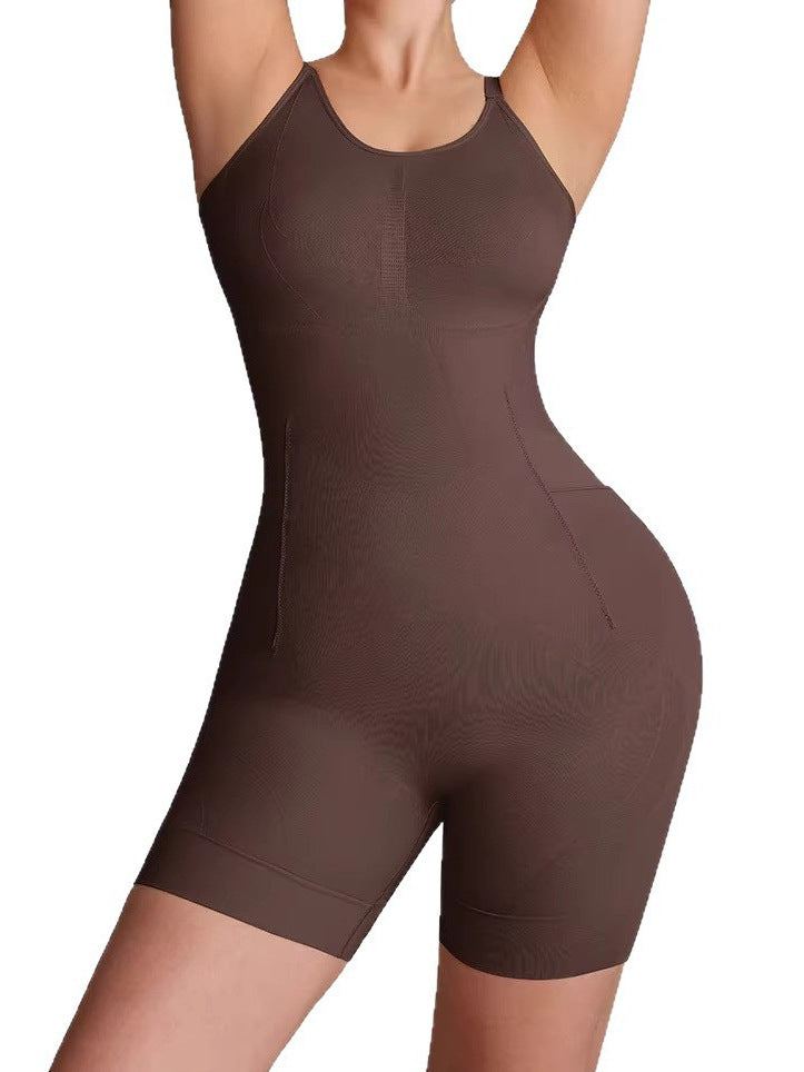 Seamless Shapewear Jumpsuit with Tummy Control