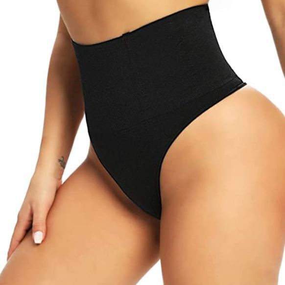 Waist-cinching shapewear pants