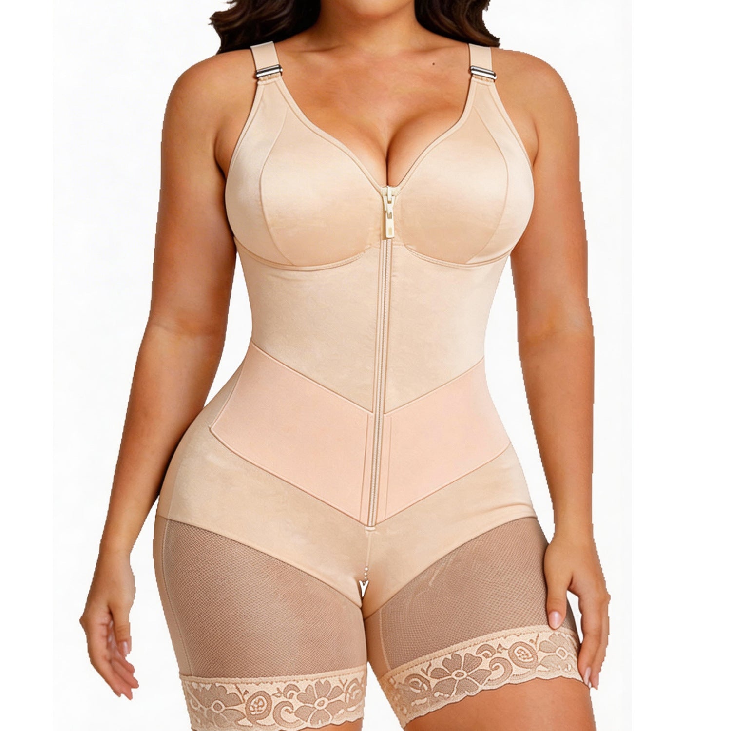 Adjustable Compression Shapewear Bodysuit