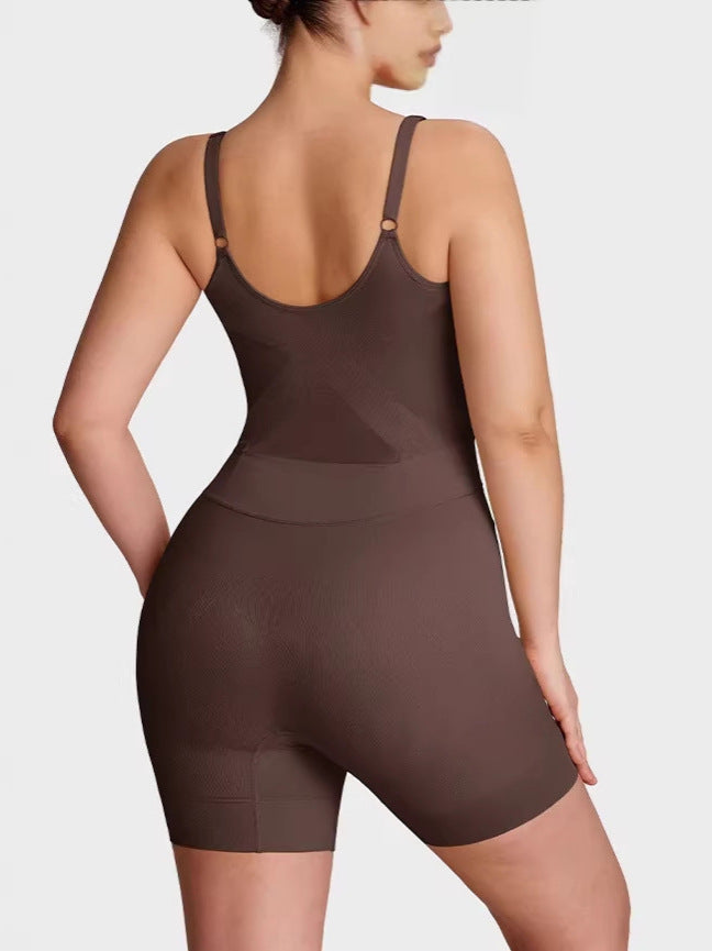 Seamless Shapewear Jumpsuit with Tummy Control
