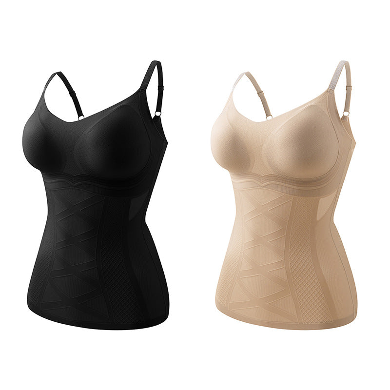 Invisible Shapewear Vest with Lace Trim