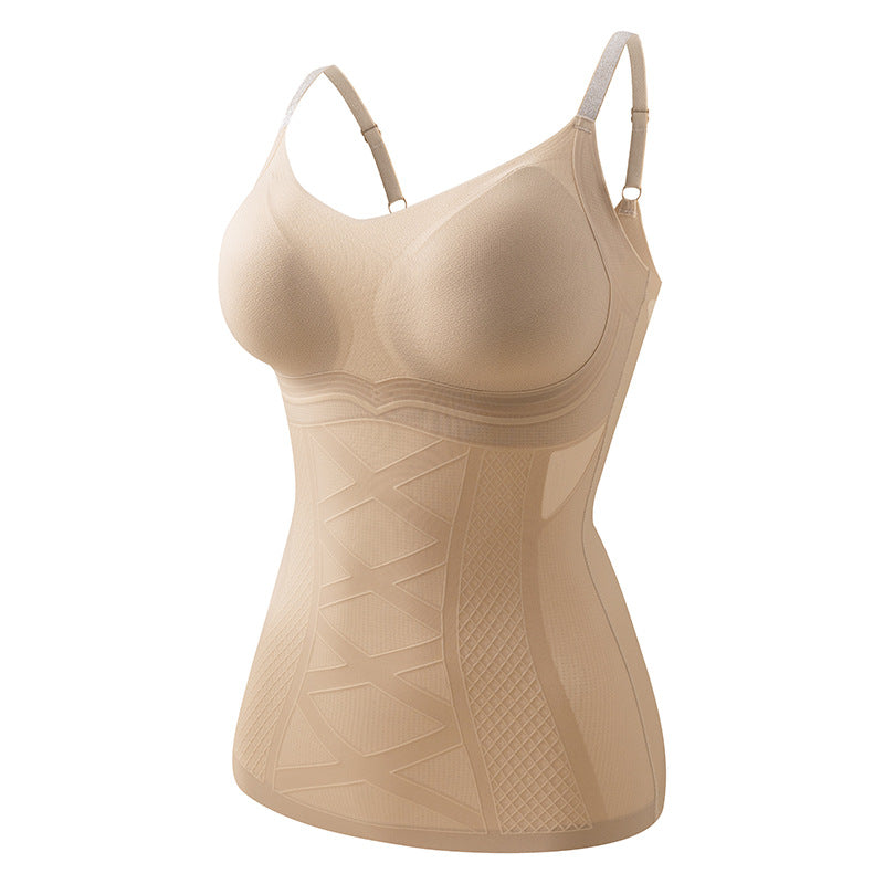 Invisible Shapewear Vest with Lace Trim
