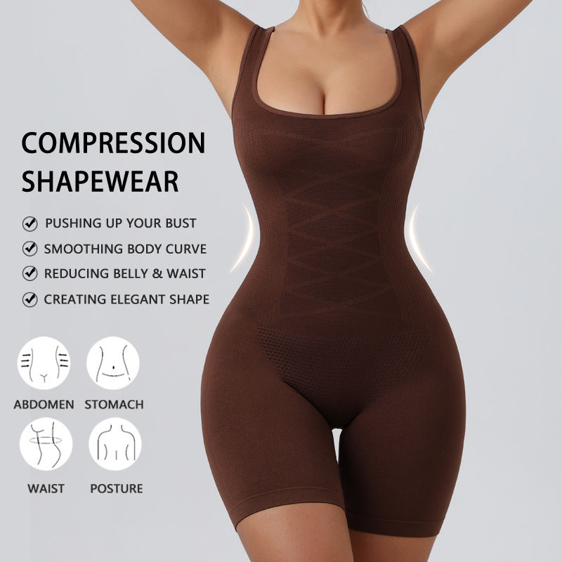 Women's Shapewear Bodysuit with Tummy Control and Butt Lift
