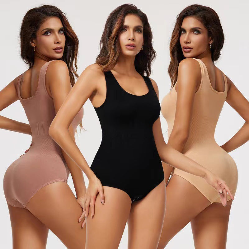 Wide-Strap U-Neck Shapewear