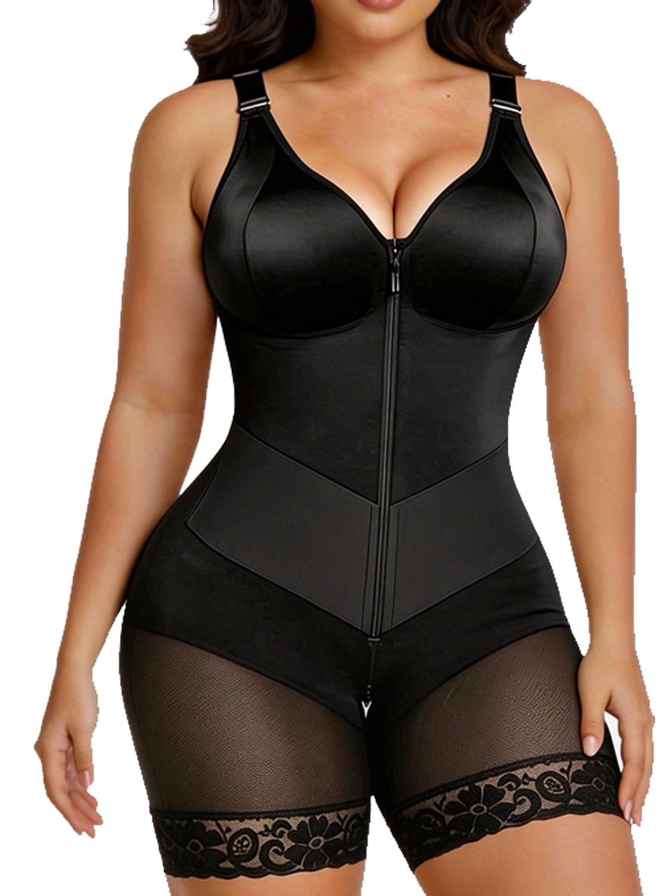 Adjustable Compression Shapewear Bodysuit