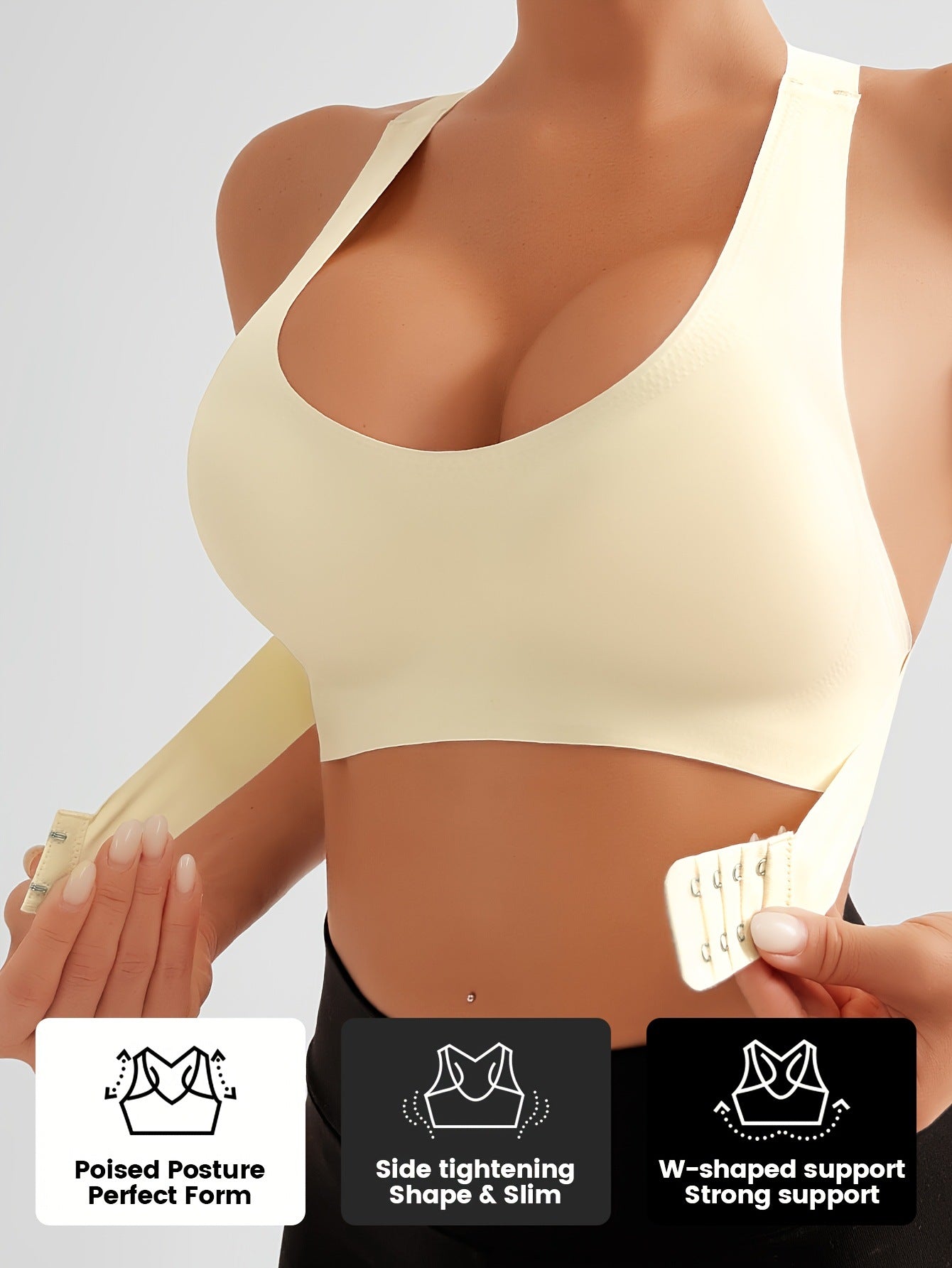seamless Back-Enhancing  Sports Shapewear