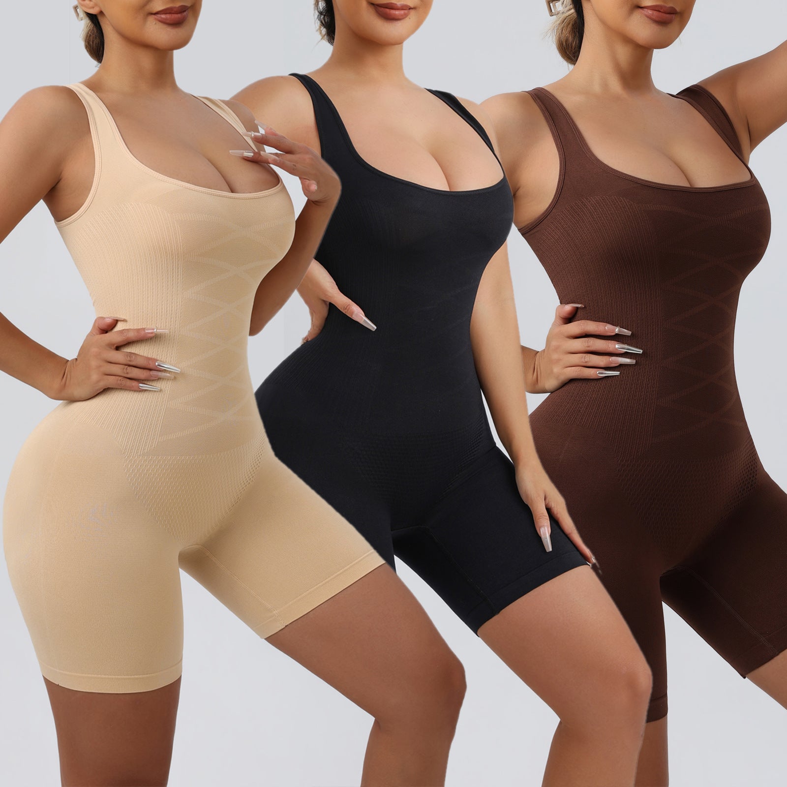 Women's Shapewear Bodysuit with Tummy Control and Butt Lift