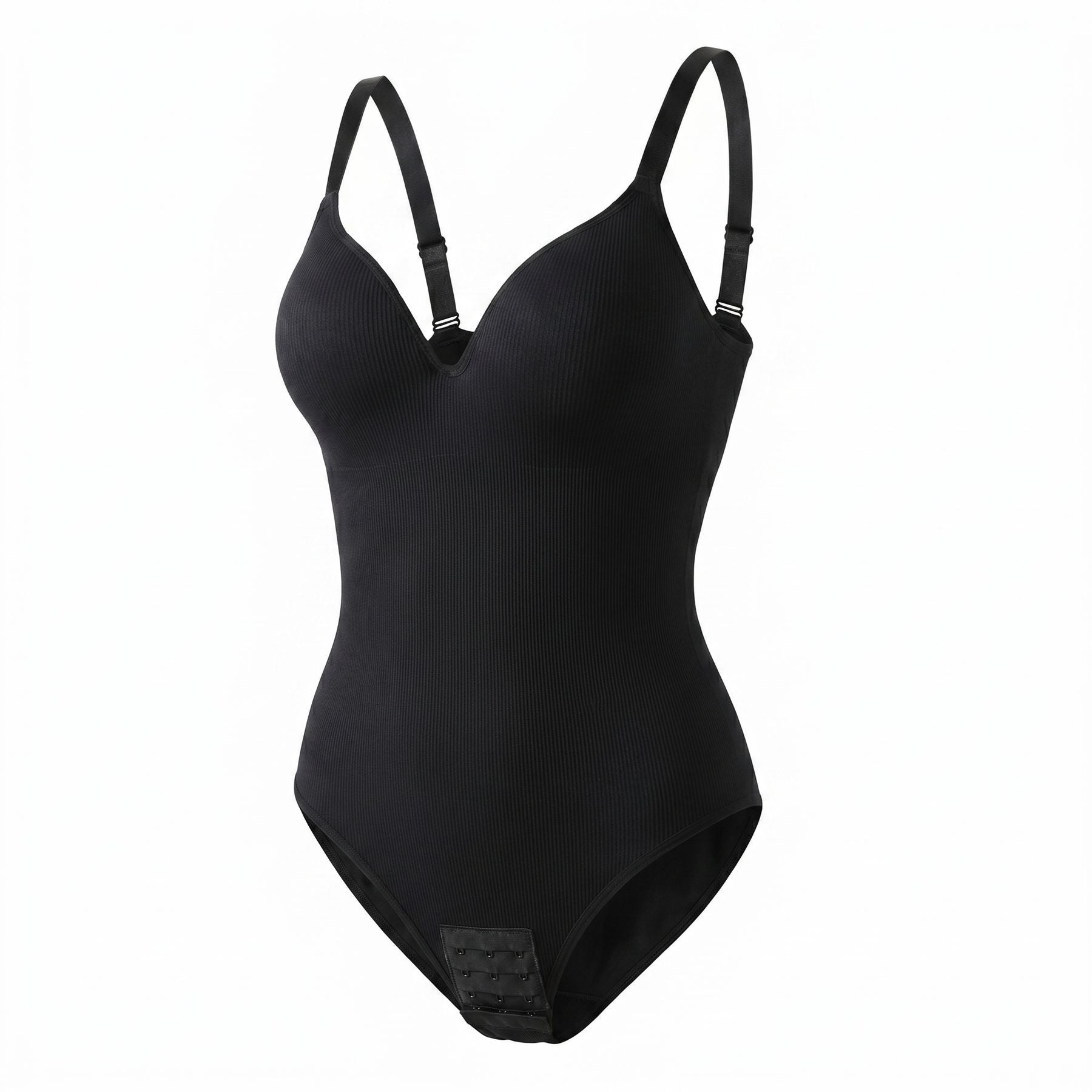 Braless V-Neck Tank Top Waist Cincher and Shapewear with Backless Design